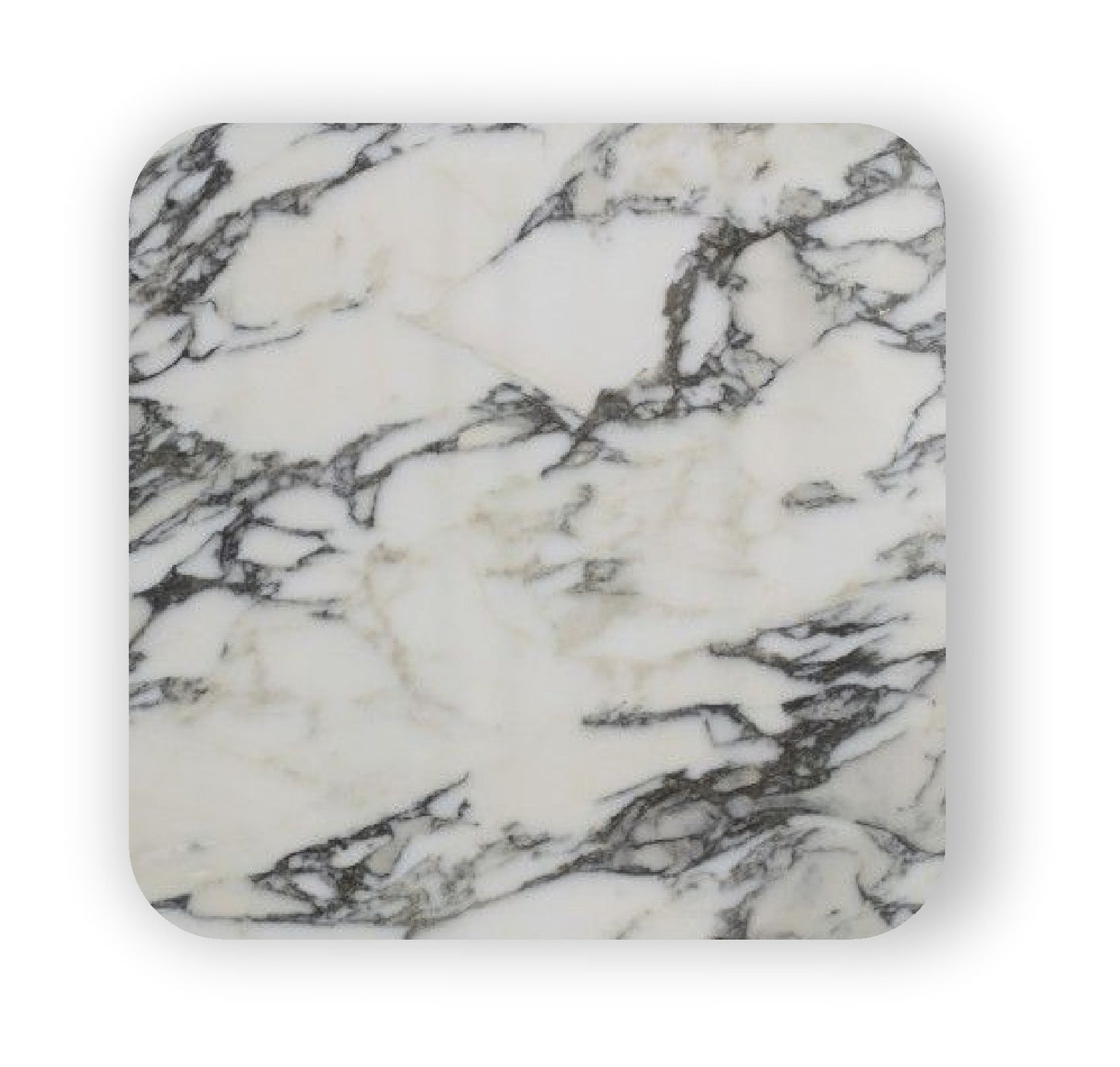 Piano tavolo rettangolare con bordi arrotondati