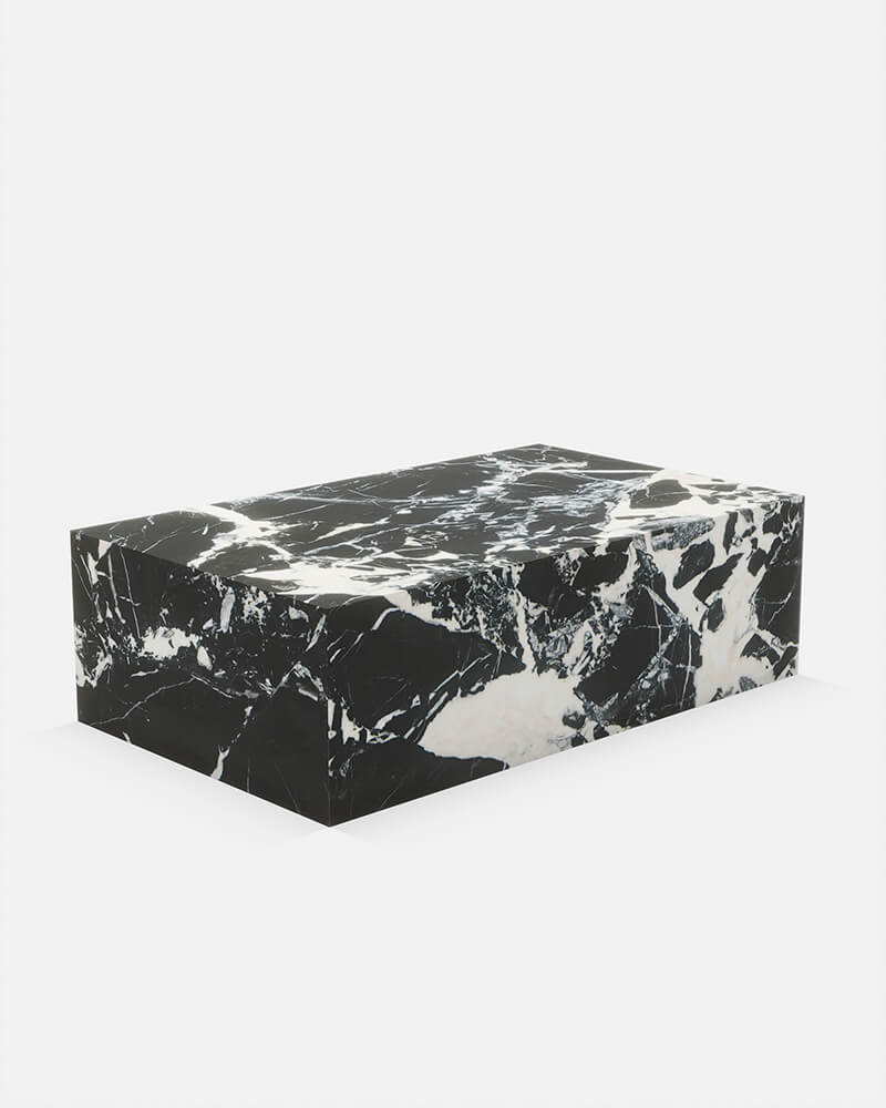 cubo PLINTH RECTANGULAR in marmo nero GRAND ANTIQUE