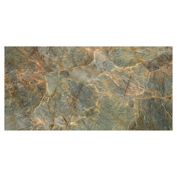 Piastrella 60x120 effetto marmo verde