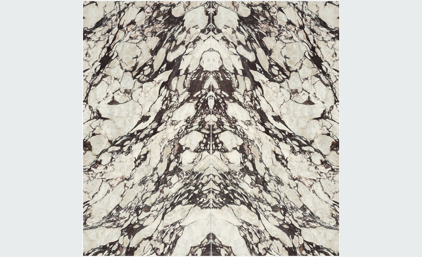 Piano tavolo in gres porcellanato effetto marmo calacatta viola