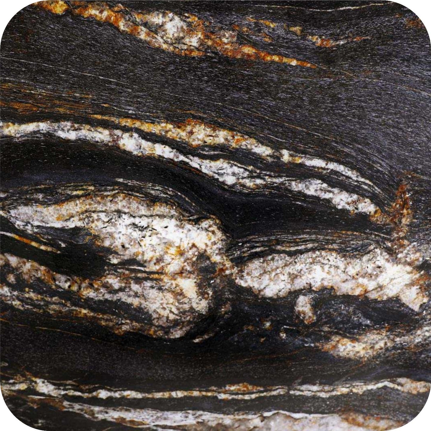 Piano tavolo in marmo pregiato rettangolare con bordi arrotondati