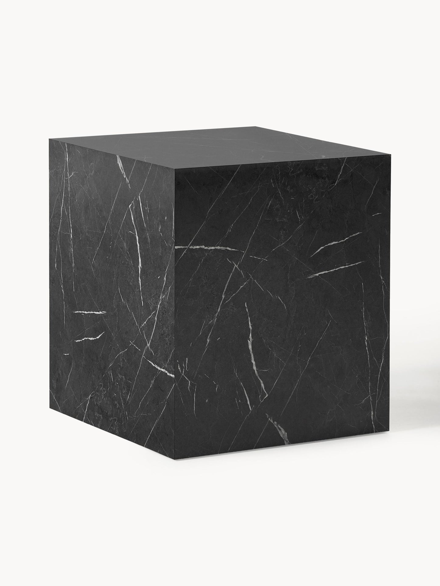 cubo da salotto in marmo graphite grey