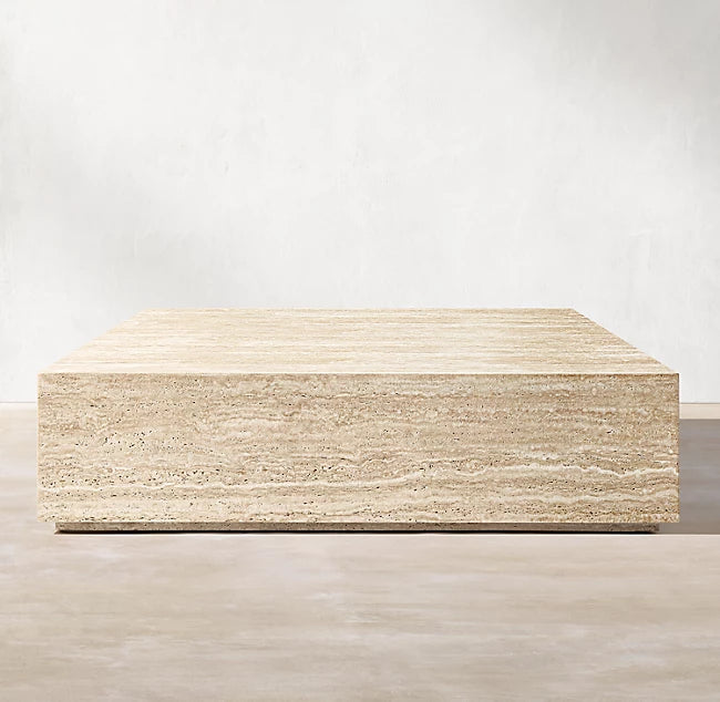 cubo da salotto in marmo Travertino