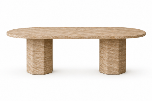 HEXA —  Tavolo in DAINO REALE naturale (Copia)