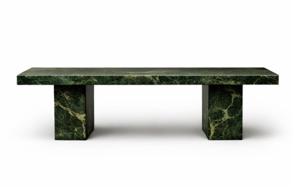 “LINEAR SQUARE” tavolo da pranzo VERDE KARZAI