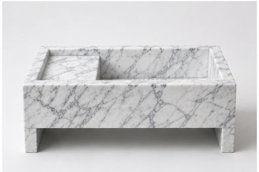 WASH Lavabo da parete in BIANCO CARRARA