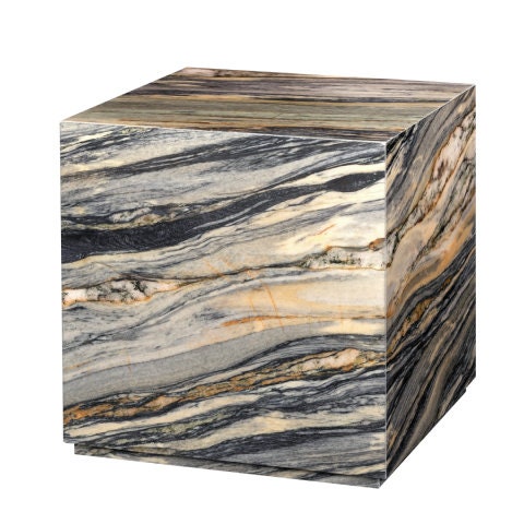 Tavolo plinth marmo calacatta viola monet